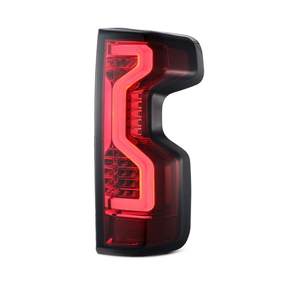 AlphaRex 2019-2024 Chevrolet Silverado 1500 PRO-Series LED Tail Lights Red Smoke