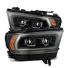 AlphaRex 2019-2023 Ram 1500 (MK II 2500 Style) LUXX-Series LED Projector Headlights Alpha-Black