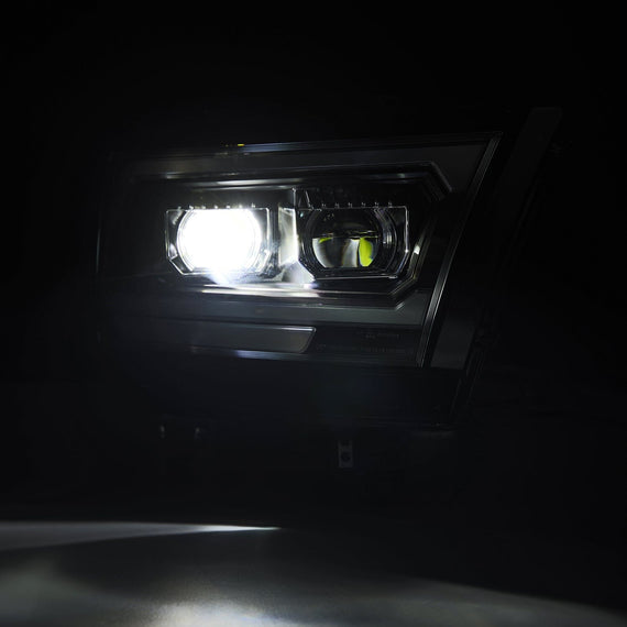 AlphaRex 2019-2023 Ram 1500 (MK II 2500 Style) LUXX-Series LED Projector Headlights Black