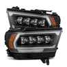 AlphaRex 2019-2024 Ram 1500 (MK II 2500 Style) NOVA-Series LED Projector Headlights Black