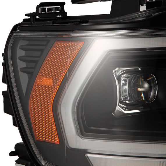 AlphaRex 2019-2024 Ram 1500 (MK II 2500 Style) NOVA-Series LED Projector Headlights Black