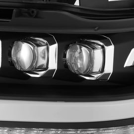 2019-2023 Ram 1500 NOVA-Series LED Projector Headlights Black Headlights Assembly AlphaRex 