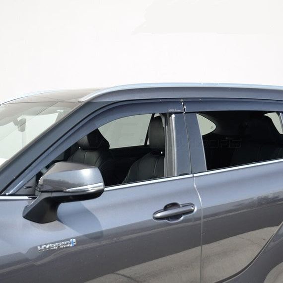 2020-2023 Toyota Highlander Premium Series Taped-on Window Visors