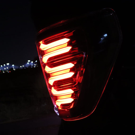 AlphaRex 2021-2023 Ford F-150 LUXX-Series LED Tail Lights Alpha-Black