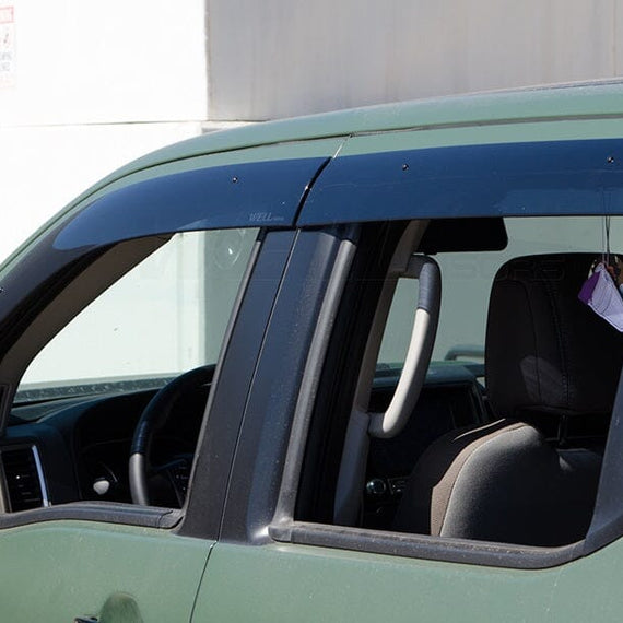 2022-2023 Nissan Frontier Crew Cab Premium Series Taped-on Window Visors