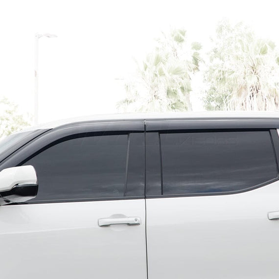2022-2023 Toyota Tundra Crew max Premium Series Taped-on Window Visors