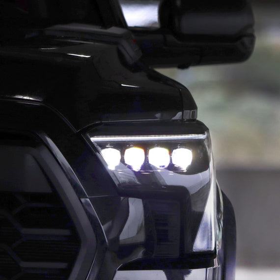 AlphaRex 2022-2023 Toyota Tundra NOVA-Series LED Projector Headlights Black