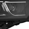AlphaRex 2022-2023 Toyota Tundra/Sequoia LUXX-Series LED Projector Headlights Black