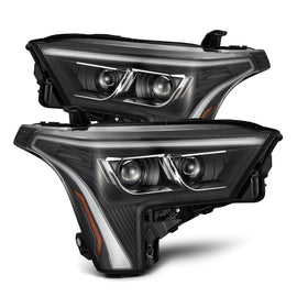 2022-2023 Toyota Tundra/Sequoia LUXX-Series LED Projector Headlights Black Headlights Assembly AlphaRex 