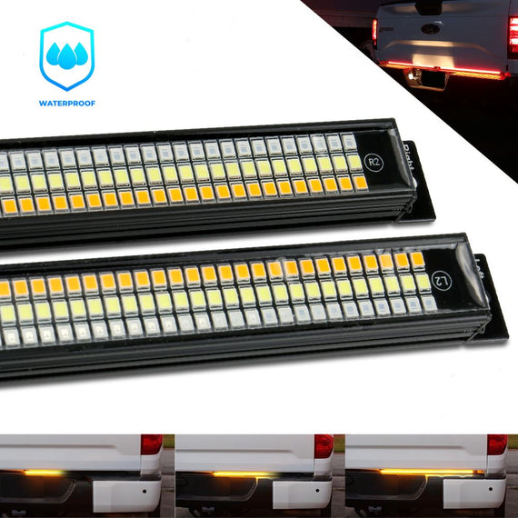Auxiliary LED Light Bar with Sequential Running & Flashing Brake Alert