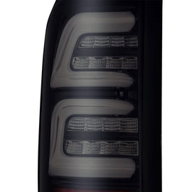AlphaRex 1999-2016 Ford F-250/F-350 Super Duty PRO-Series LED Tail Lights Jet Black Headlights Assembly AlphaRex 