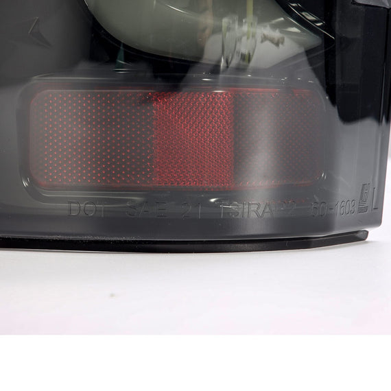 AlphaRex 2017-2019 Ford Super Duty PRO-Series LED Tail Lights Jet Black