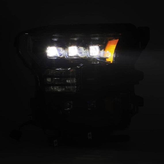 AlphaRex 2017-2020 F-150 Raptor NOVA-Series LED Projector Headlights Alpha-Black