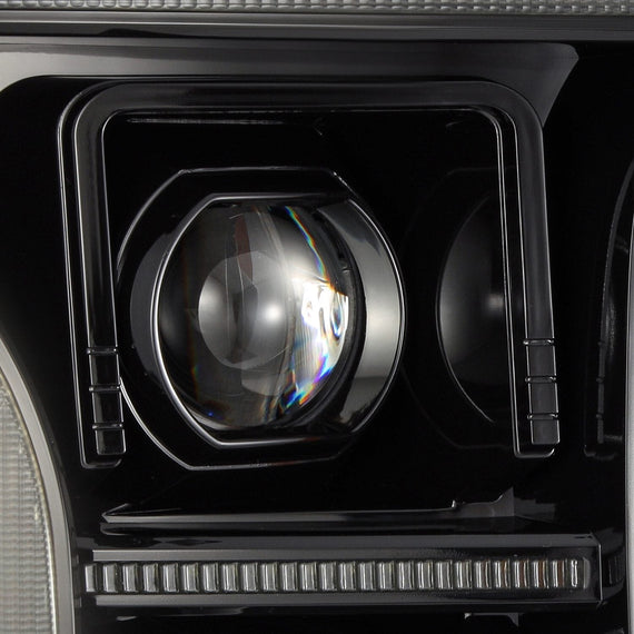 AlphaRex 2018-2020 Ford F-150 (MK II 14th Gen Style) LUXX-Series LED Projector Headlights Alpha-Black