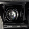 AlphaRex 2018-2020 Ford F-150 (MK II 14th Gen Style) PRO-Series Halogen Projector Headlights Alpha-Black