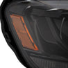 AlphaRex 2019-2022 Ford Ranger LUXX-Series LED Projector Headlights Alpha-Black