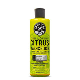 Citrus Wash and Gloss Concentrated Ultra Premium Hyper Wash And Gloss Car Wash Soap 16oz. Cleaning Solution Chemical Guys 
