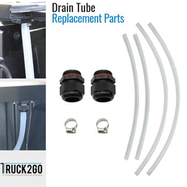 Truck2go Truck bed cover drain tube replacement kit