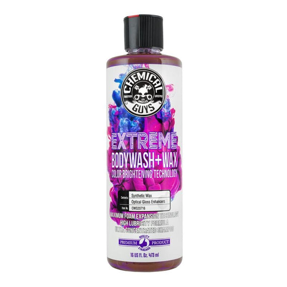 Extreme Body Wash Plus Wax Car Wash Soap Shampoo 16oz.