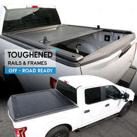 Ford F-150 PRO Retractable Roll Up Tonneau Cover | Best Long Bed Cover 6ft model 