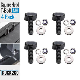 Truck2go Retractable cover T-slot track rails bolt