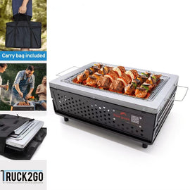 Portable outdoor Barbecue grill for camping BBQ Grill by truck2go
