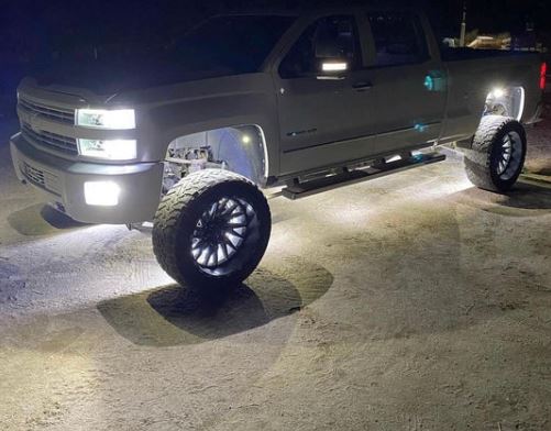 Pure White Under Glow LED Rock Lights
