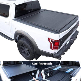Silverado Sierra 2500 3500 Retractable Tonneau Cover Hard Tonneau Covers with truck Bed Rack Truck2go 