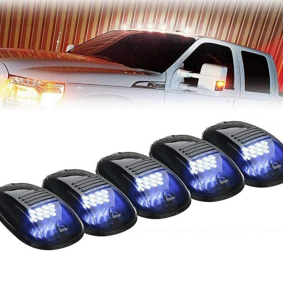 Buy Smoked Lens LED Cab Roof Top Marker Running Lights (white led