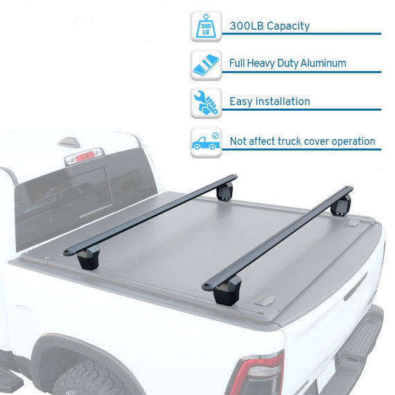 Universal fit Truck Bed Adjustable Crossbar Rack