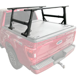 Universal fit Truck Bed Height Adjustable Utility Ladder Rack (Fits only with our PRO / RECOIL / E-power Retractable cover) utility rack Truck2go 5ft - 8ft Bed No Add-on (+$0.00) 