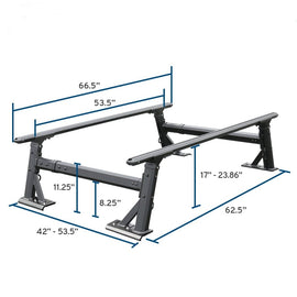 Truck bed rack Adjustable ladder rack for pickup truck