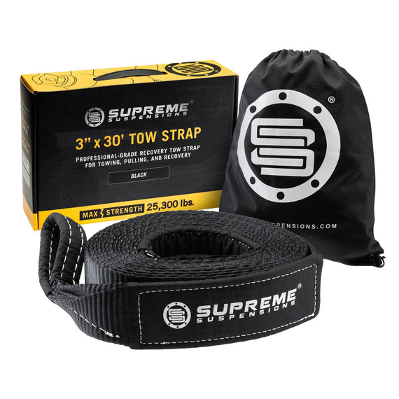 Supreme Suspension Universal Recovery Tow Strap Kit