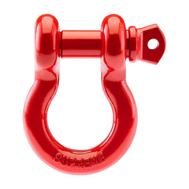 Heavy duty D-ring shackle Supreme Suspension red shackle ring